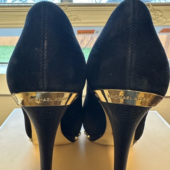 Michael Kors Suede Studded Platforms - Picture 6 of 12